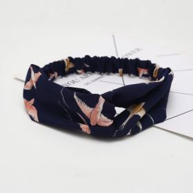 Women's Retro Style Printed Headband (Option: 24)